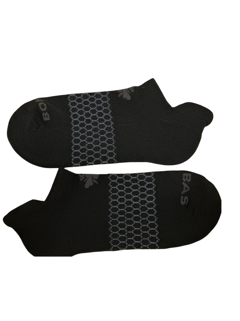 Bombas Black Honeycomb No Show Ankle New Socks Bundle of 3 Pairs Size Medium - Picture 6 of 11